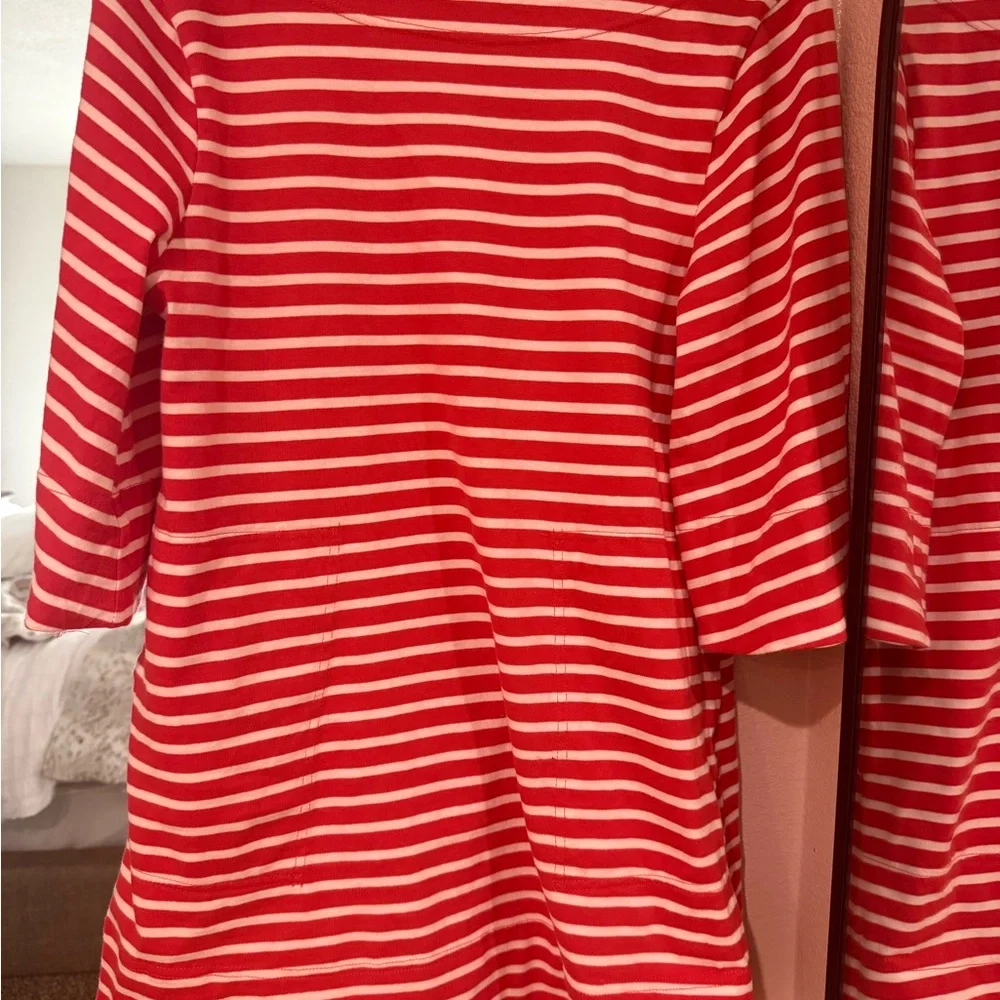 Free People Charlie red and White Striped Mini Dress - Picture 3 of 3